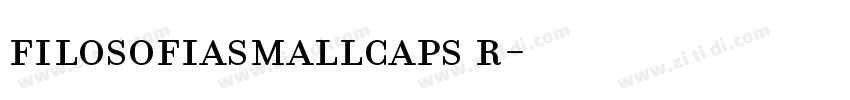 FilosofiaSmallCaps R字体转换